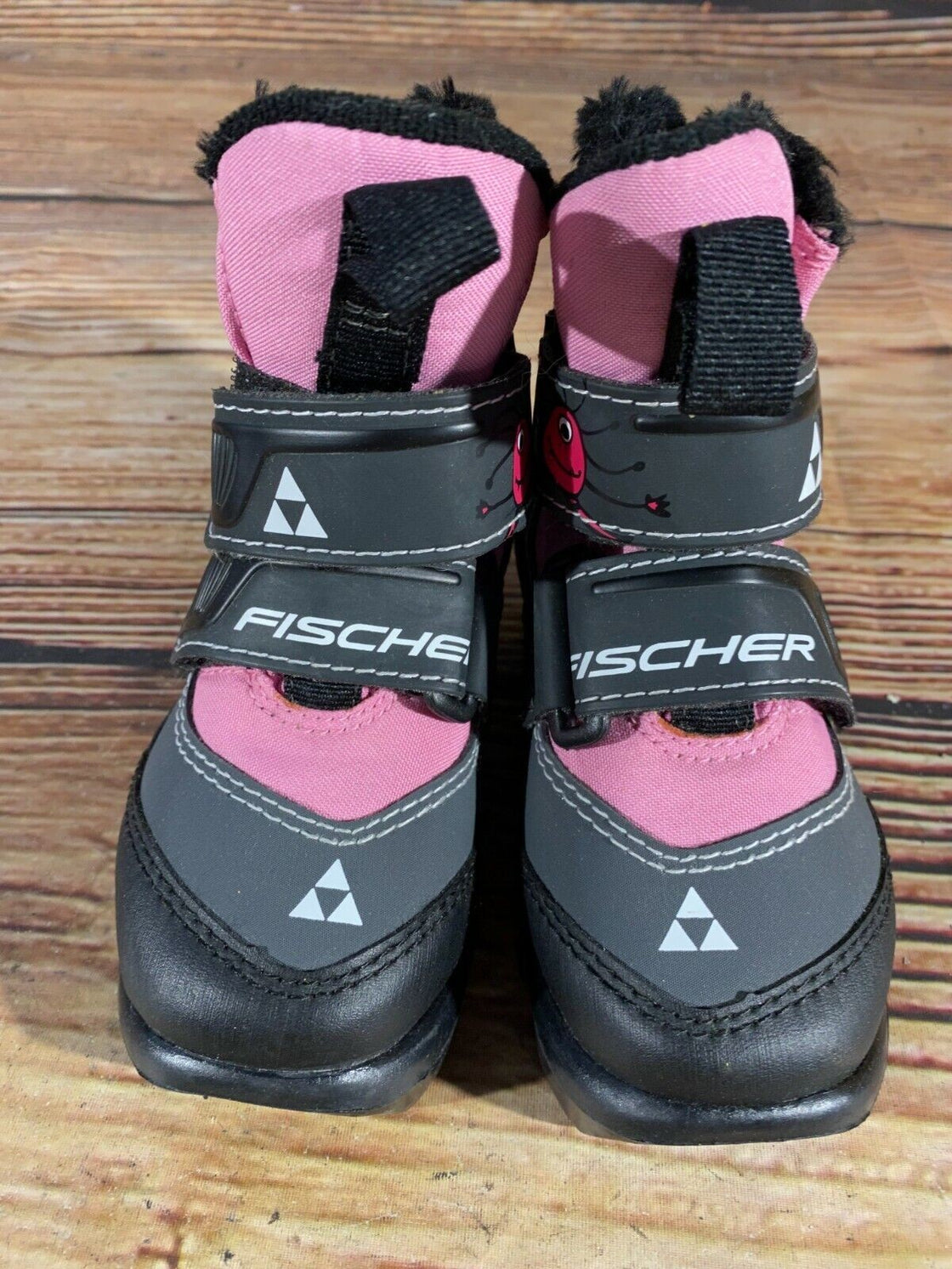 Fischer Snow Star Kids Nordic Cross Country Ski Boots Size EU25 US8.5 NNN F-9