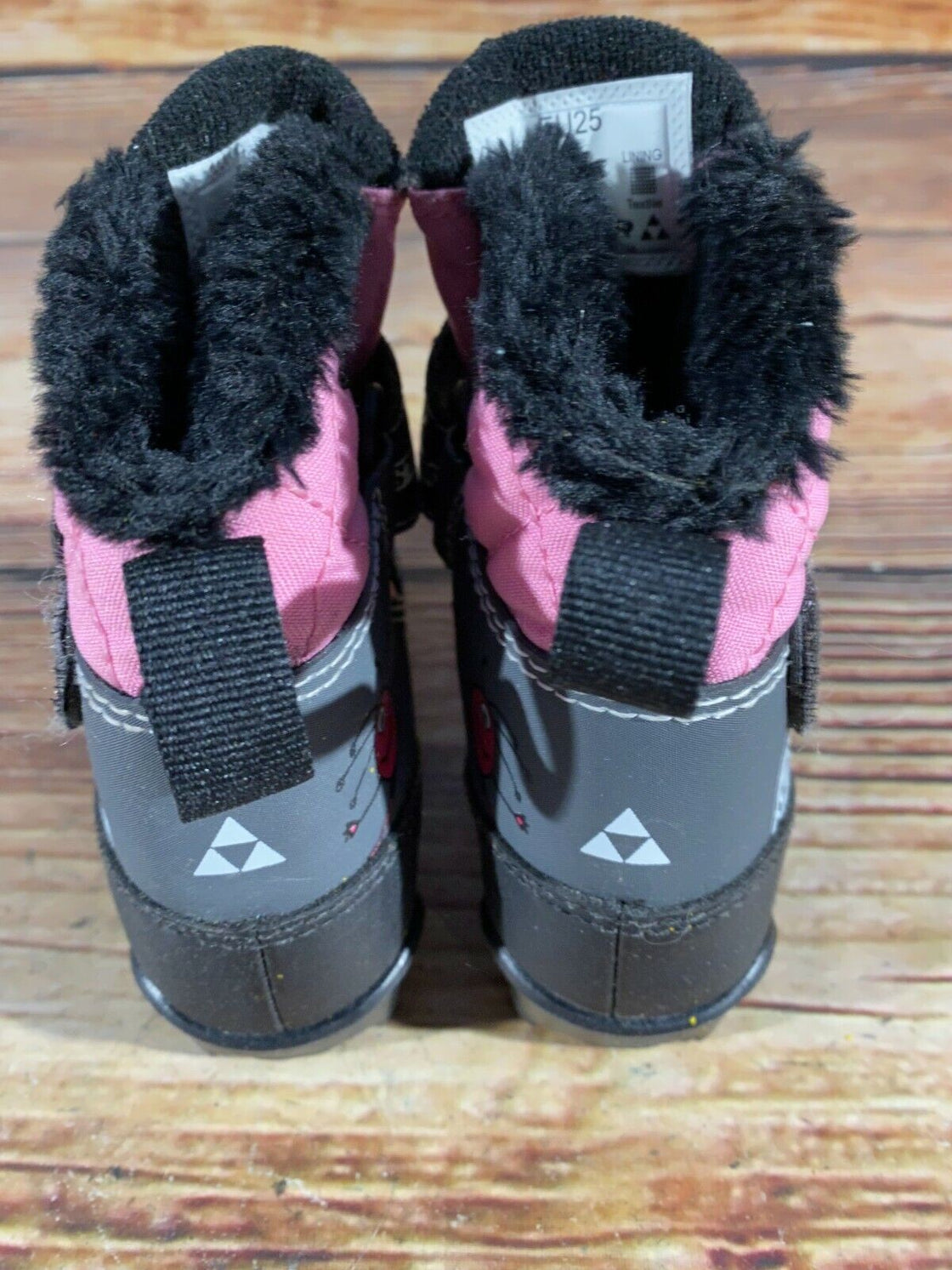 Fischer Snow Star Kids Nordic Cross Country Ski Boots Size EU25 US8.5 NNN F-9