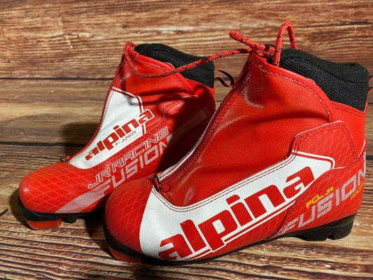 Alpina FCL Cross Country Ski Boots Classic NNN EU 35 US 3.5 Kids 230mm A-1252