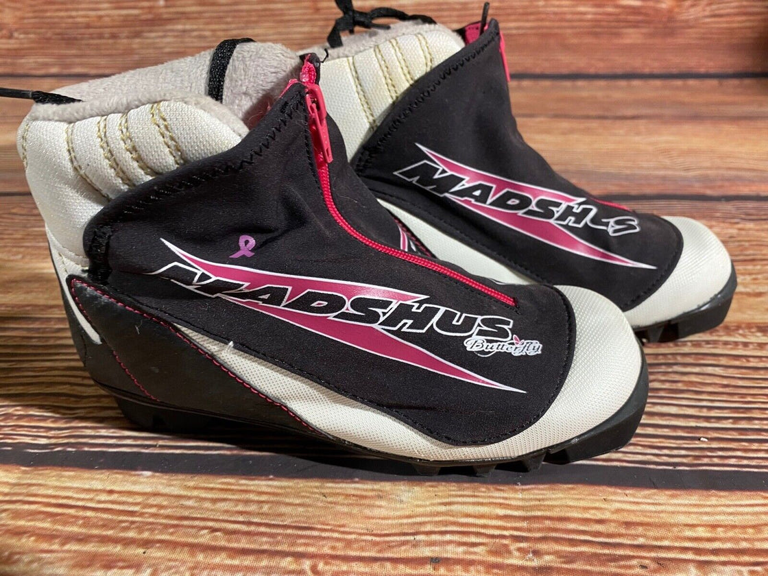 Madshus Buterfly Kids Nordic Cross Country Ski Boots Size EU33 US1.5 NNN M190