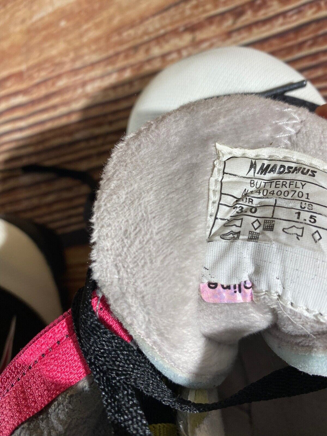 Madshus Buterfly Kids Nordic Cross Country Ski Boots Size EU33 US1.5 NNN M190