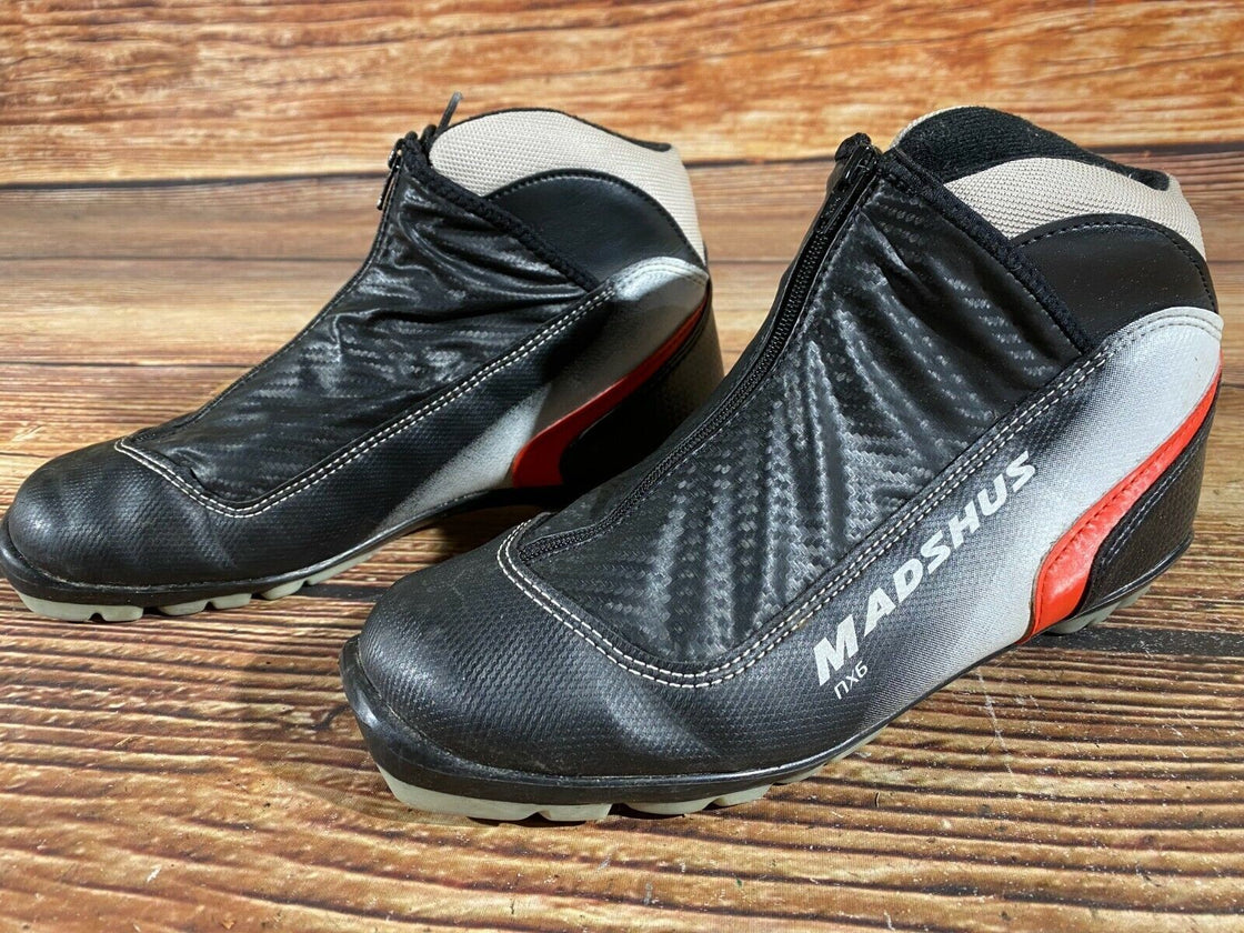Madshus NX6 Nordic Cross Country Ski Boots Size EU40 US7.5 for NNN 2564