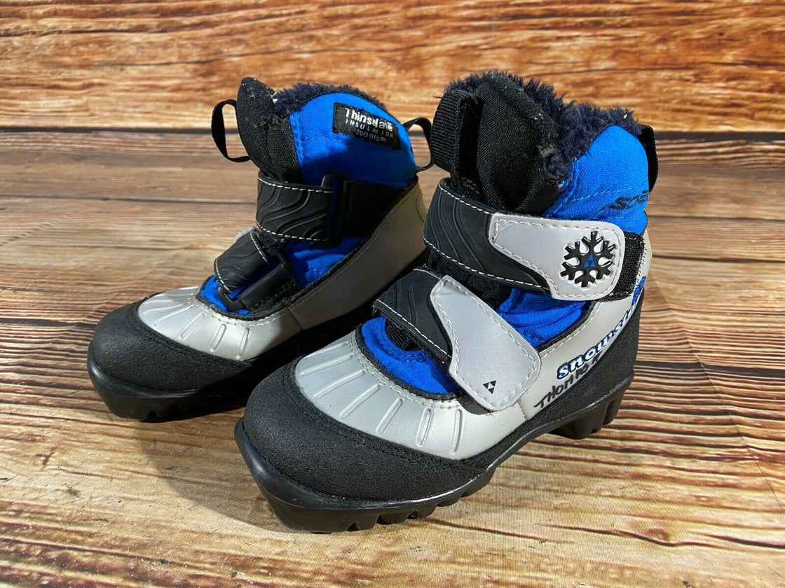Fischer Snow Star Kids Nordic Cross Country Ski Boots Size EU28 US10.5 NNN F-93