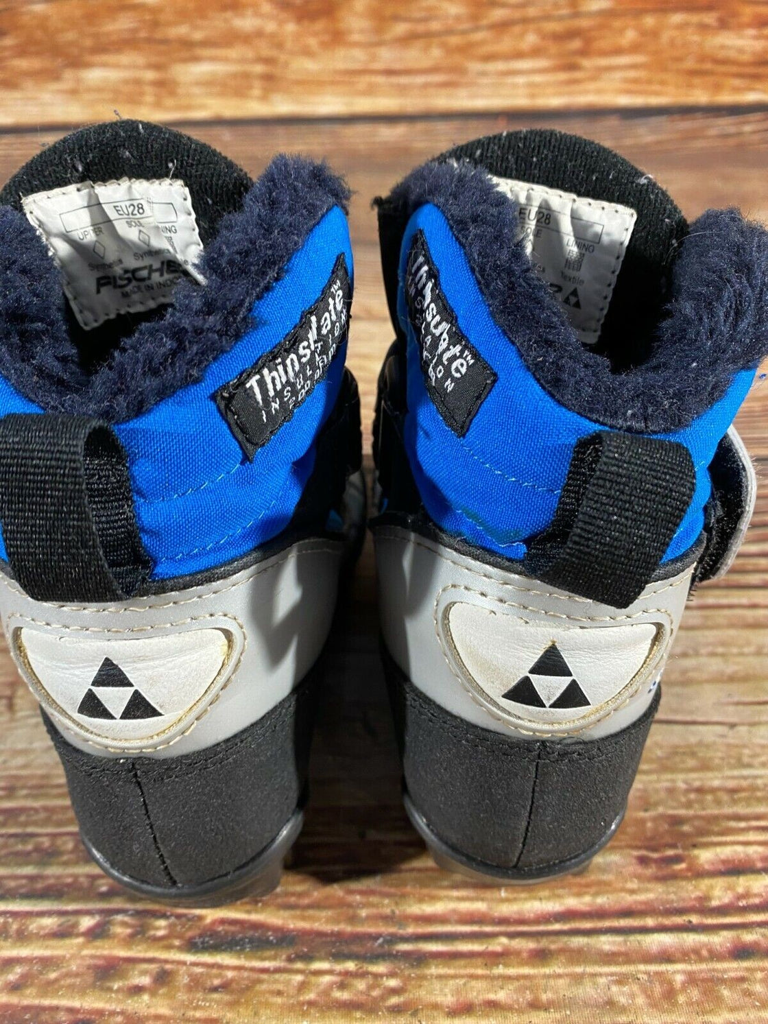 Fischer Snow Star Kids Nordic Cross Country Ski Boots Size EU28 US10.5 NNN F-93