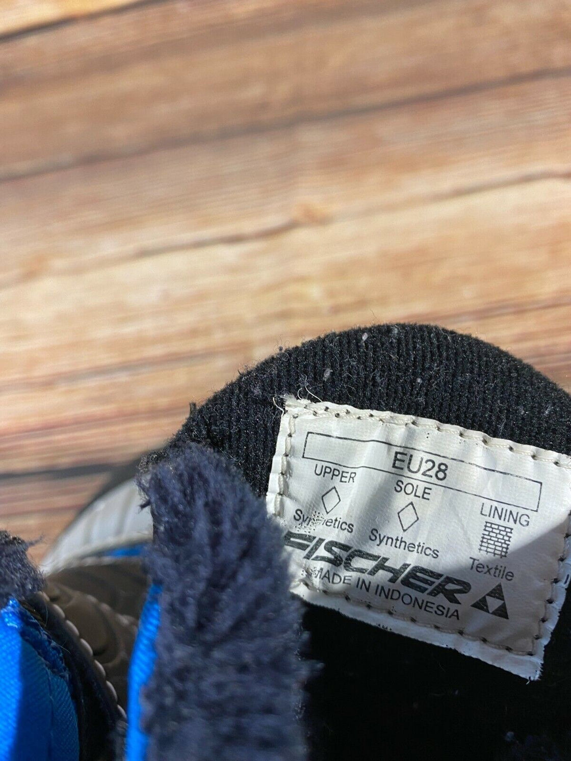 Fischer Snow Star Kids Nordic Cross Country Ski Boots Size EU28 US10.5 NNN F-93