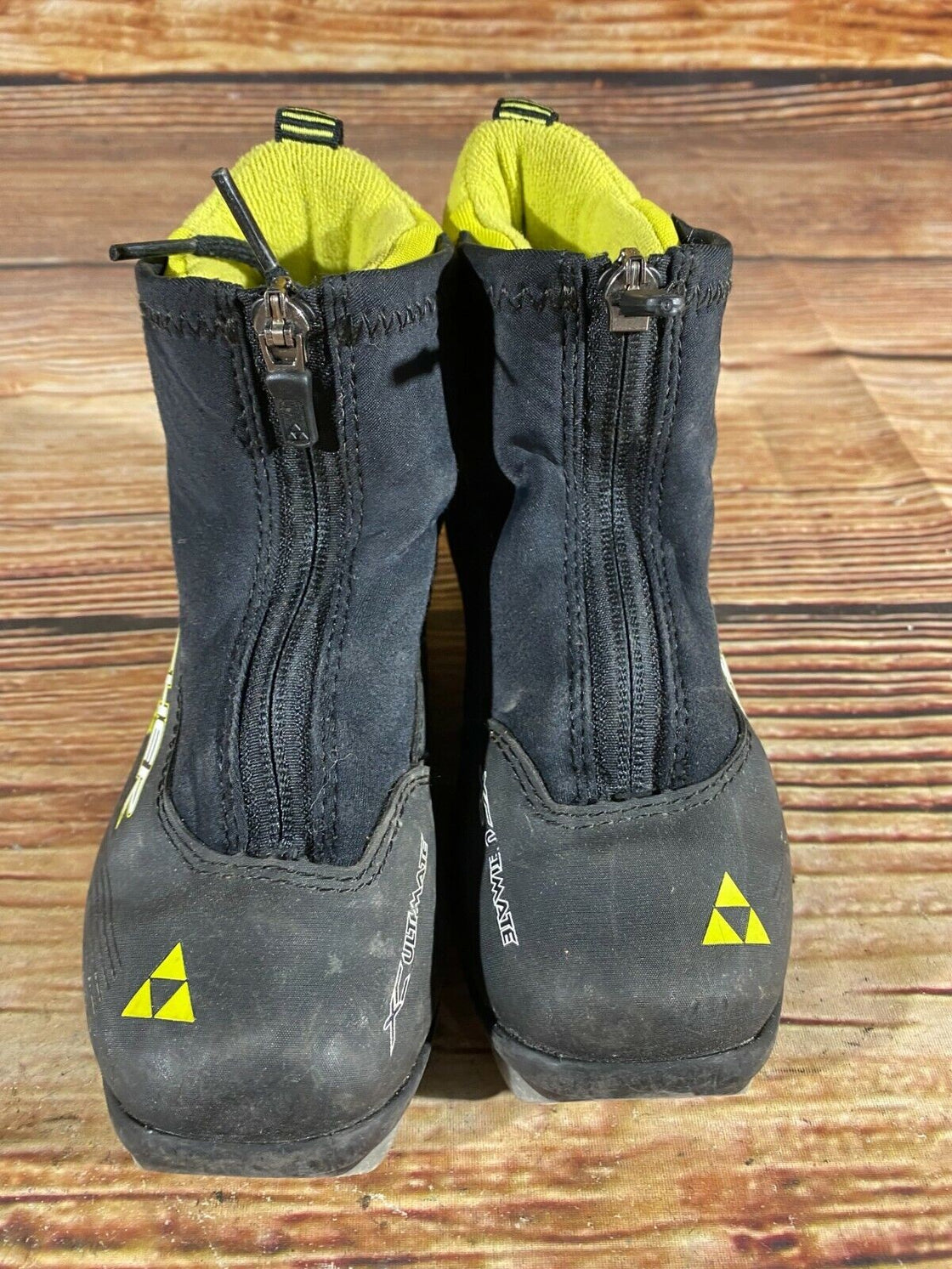 Fischer Ultimate Kids Nordic Cross Country Ski Boots Size EU31 US12.5 .NNN F-116