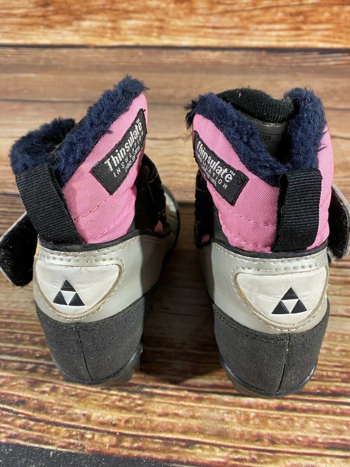 Fischer Snow Star Kids Nordic Cross Country Ski Boots Size EU29 US11 NNN F-211