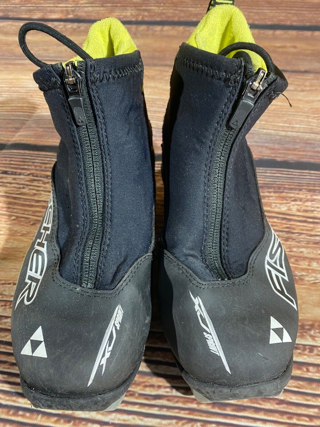 Fischer XJ Sprint Kids Nordic Cross Country Ski Boots Size EU35 US3.5 NNN F-401