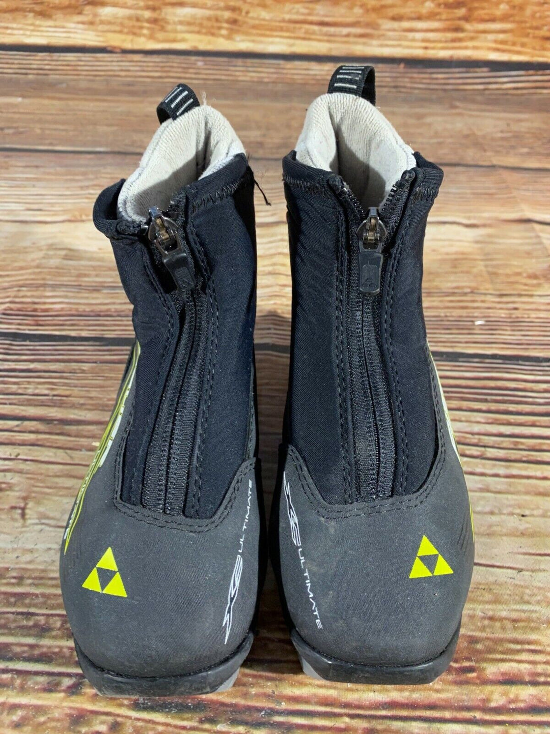 Fischer Ultimate Kids Nordic Cross Country Ski Boots Size EU31 US12,5 NNN F-56