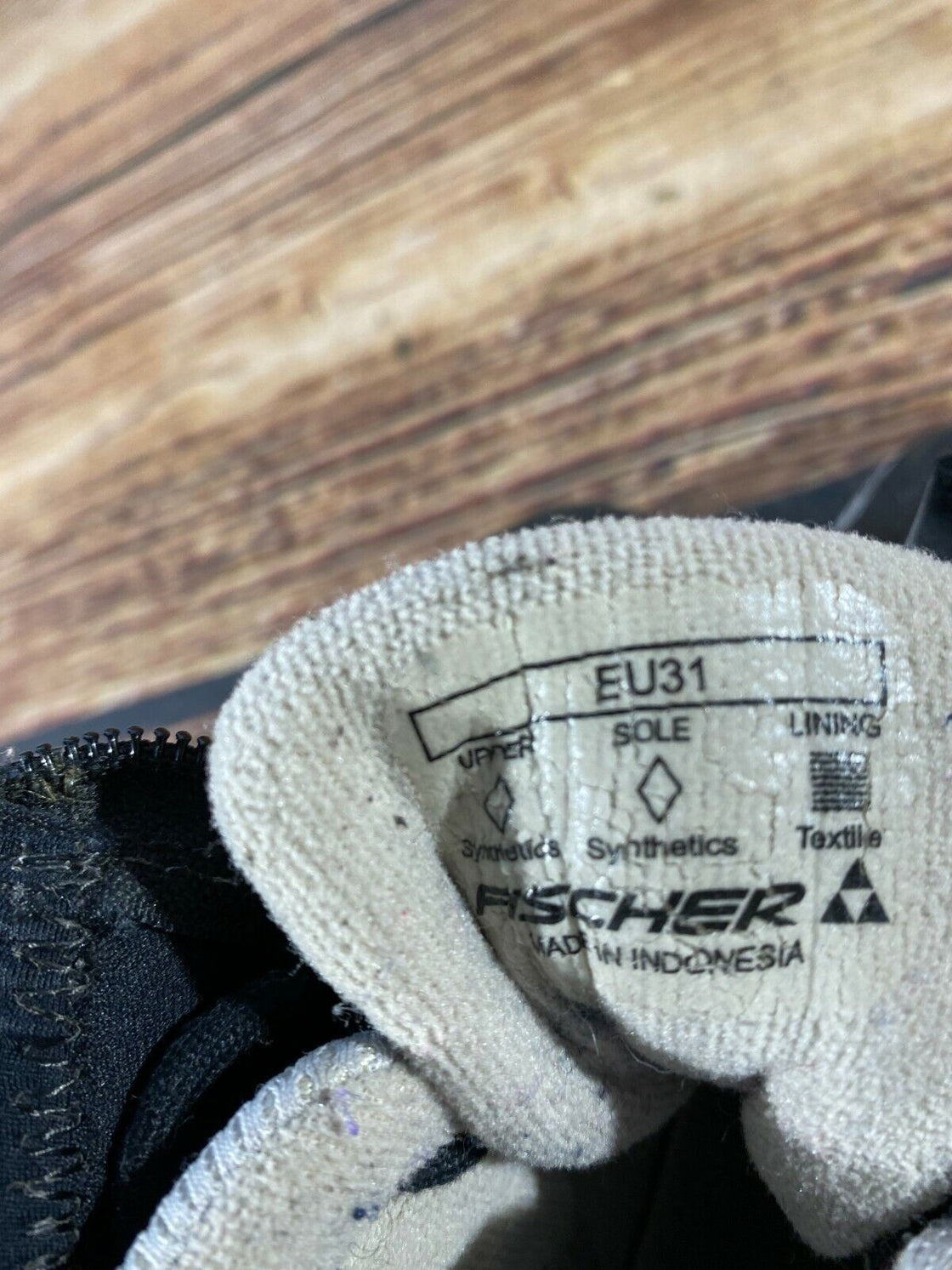 Fischer Ultimate Kids Nordic Cross Country Ski Boots Size EU31 US12,5 NNN F-56