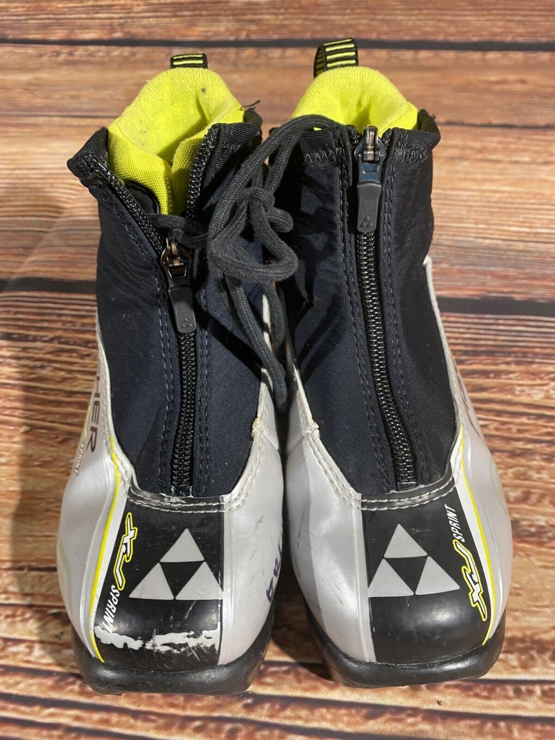 Fischer XJ Sprint Kids Nordic Cross Country Ski Boots Size EU31 US12.5 NNN F-402