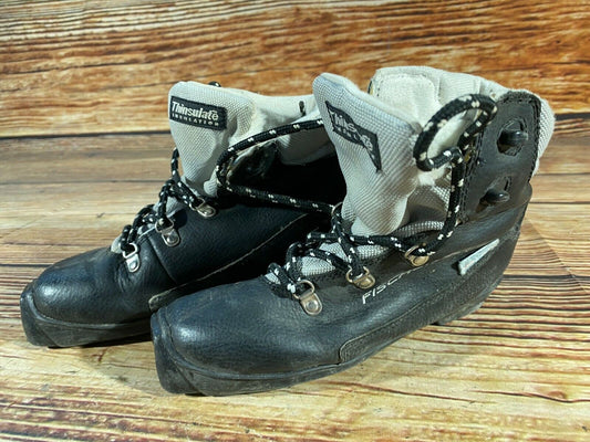 Fischer Cross Country Ski Boots Classic SNS Profil EU 34 US 3 Kids 220mm F-336