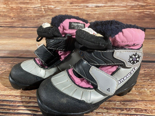 Fischer Snowstar Cross Country Ski Boots Classic NNN EU 30 US 12 Kids F-439