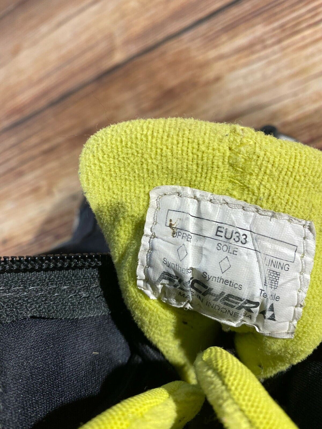 Fischer XJ Sprint Kids Nordic Cross Country Ski Boots Size EU33 US2 NNN F-23