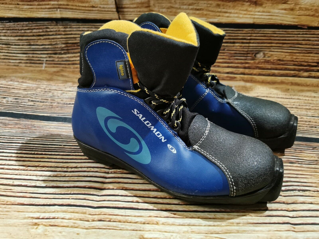 SALOMON Nordic Cross Country Ski Boots Combi Size EU37 US4.5 SNS Profil 2289