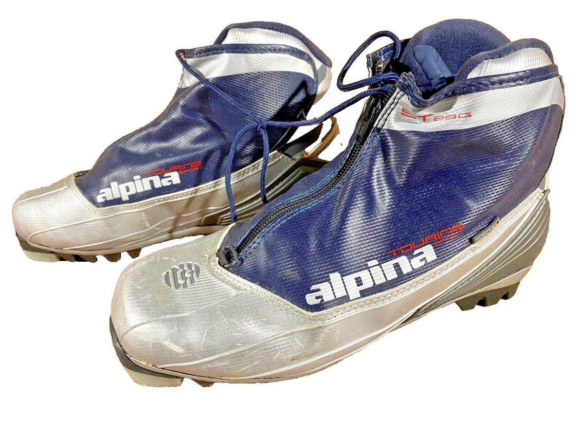Alpina ST28G Nordic Cross Country Ski Boots Size EU42 US9 for NNN 914