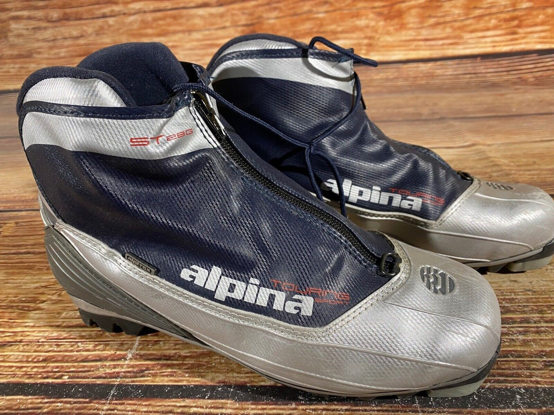 Alpina ST28G Nordic Cross Country Ski Boots Size EU42 US9 for NNN 914