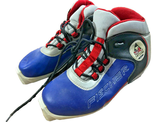 Fischer SL Crystal Cross Country Ski Boots Classic SNS Profil EU 39 US 7 1076