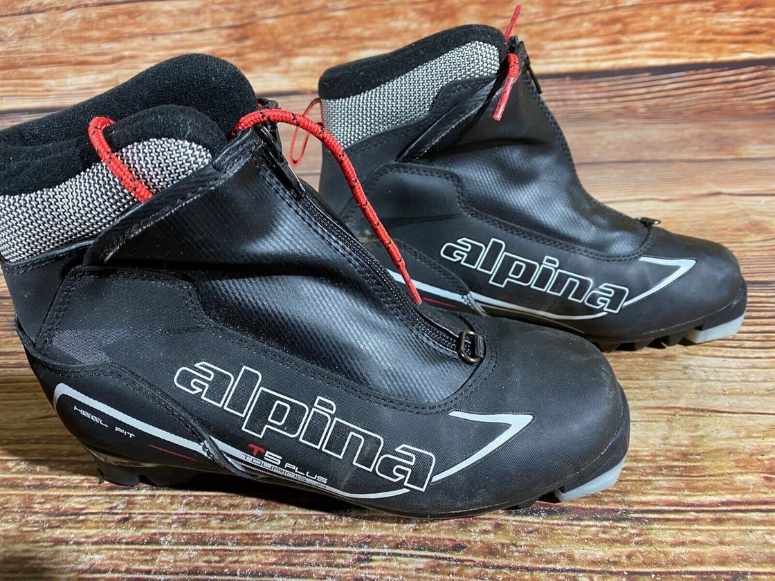 Alpina T5Plus Nordic Cross Country Ski Boots Size EU36 US4.5 for NNN 921
