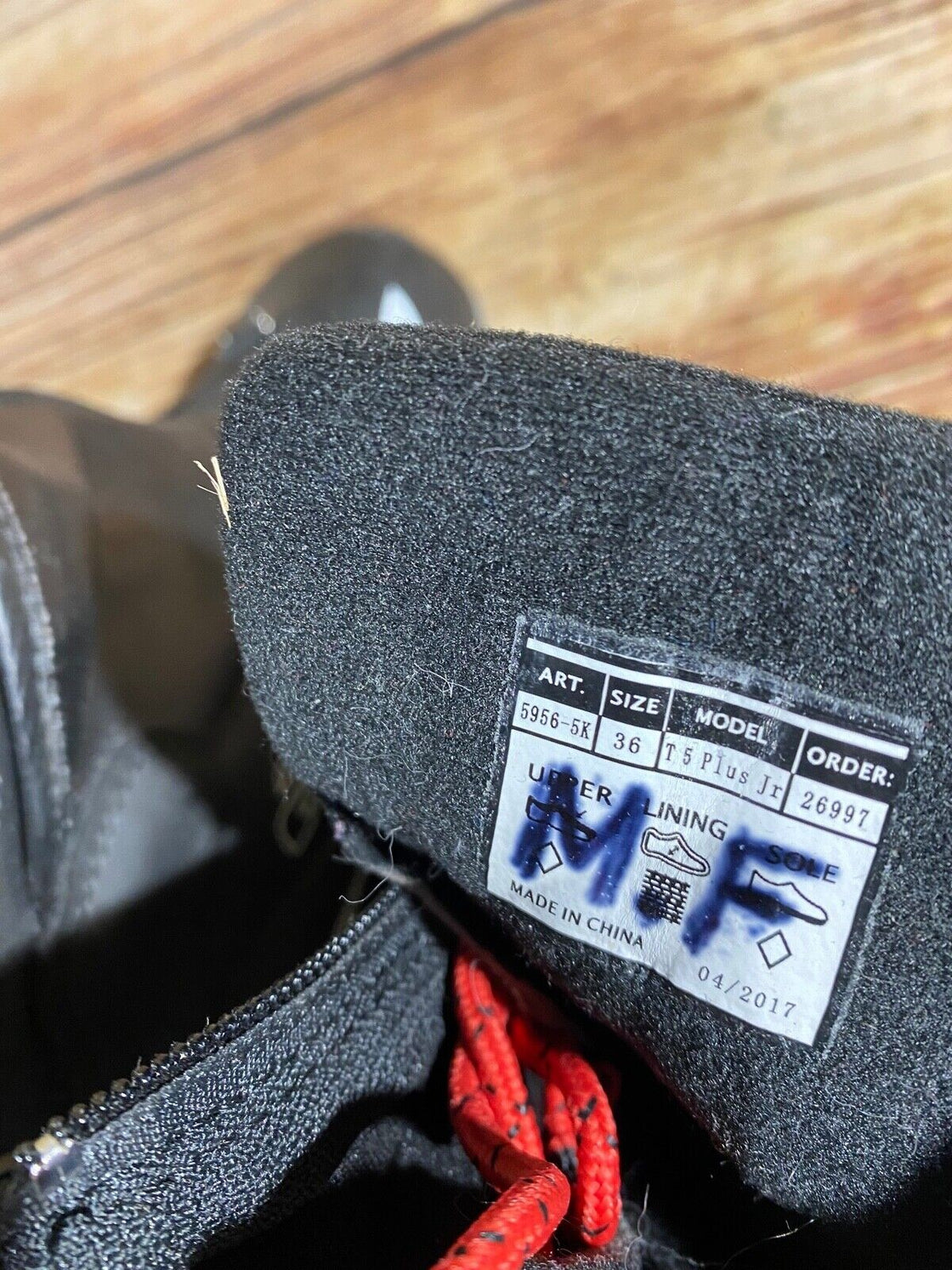 Alpina T5Plus Nordic Cross Country Ski Boots Size EU36 US4.5 for NNN 921