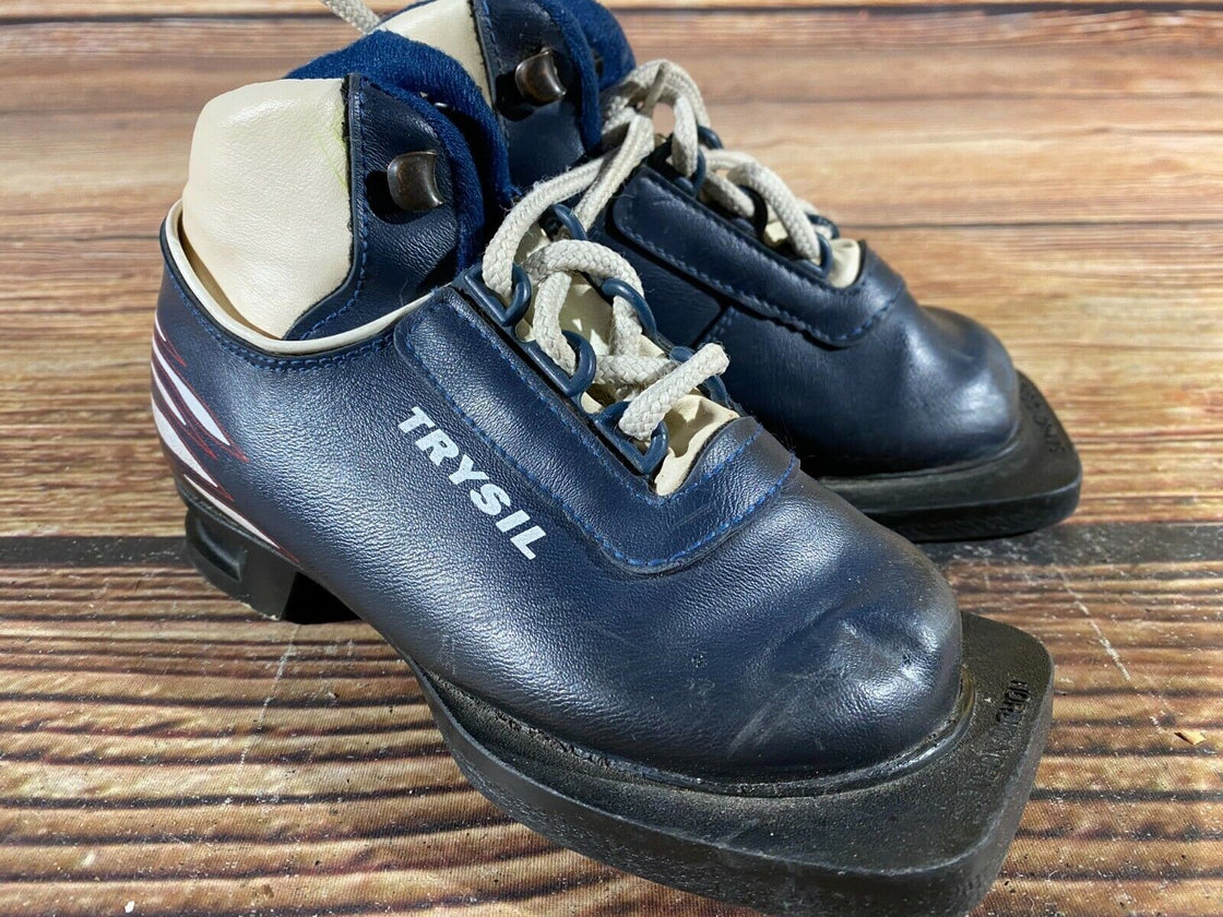 Trysil Retro Nordic Norm Cross Country Ski Boots Size EU27 US9.5 NN 75mm 1763