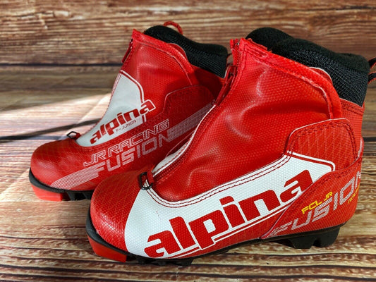 Alpina RCL Cross Country Ski Boots Classic NNN EU 30 US 12 Kids 200mm A-1079