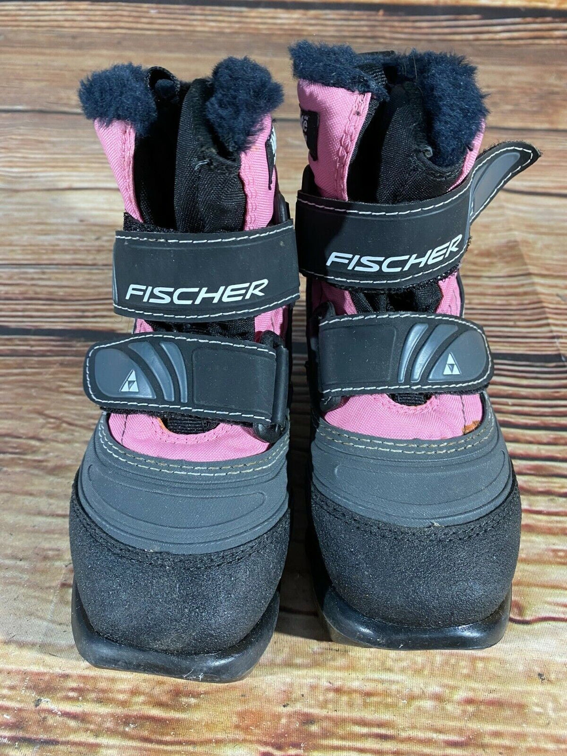 Fischer Snow Star Kids Nordic Cross Country Ski Boots Size EU26 US9 NNN F-202