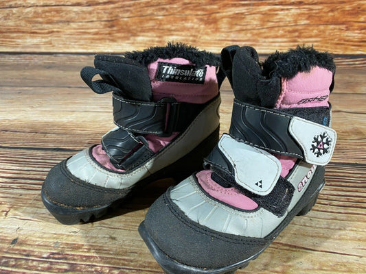 Fischer Snow Star Cross Country Ski Boots Classic NNN EU 26 US 9 Kids F-224