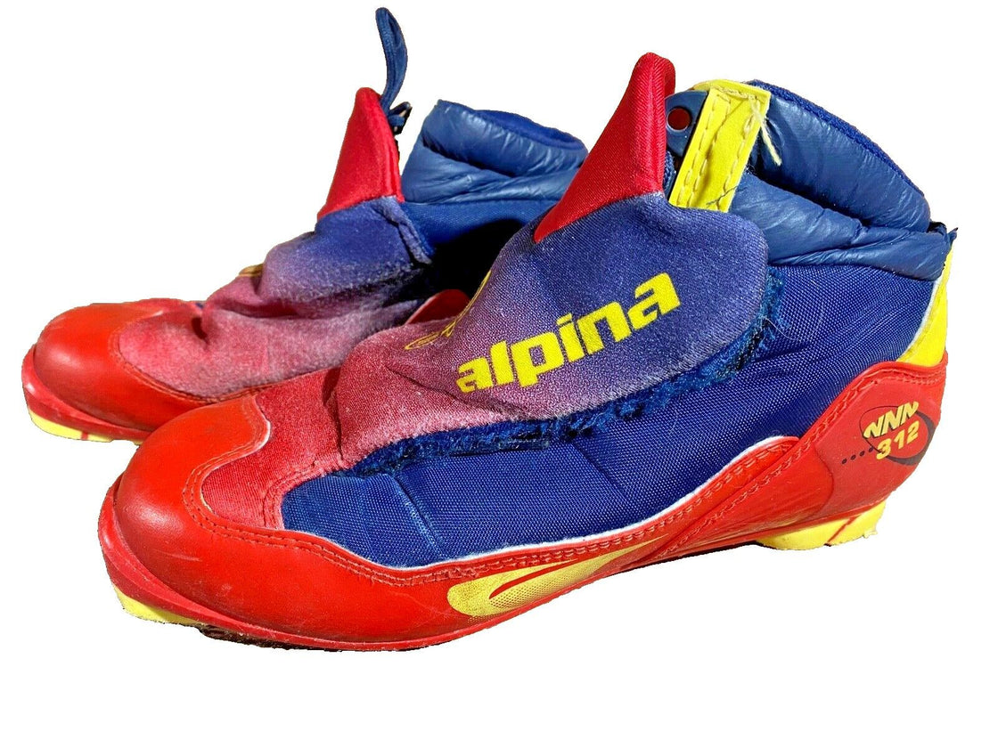 Alpina 312 Nordic Cross Country Ski Boots Size EU38 US6 for NNN 3086