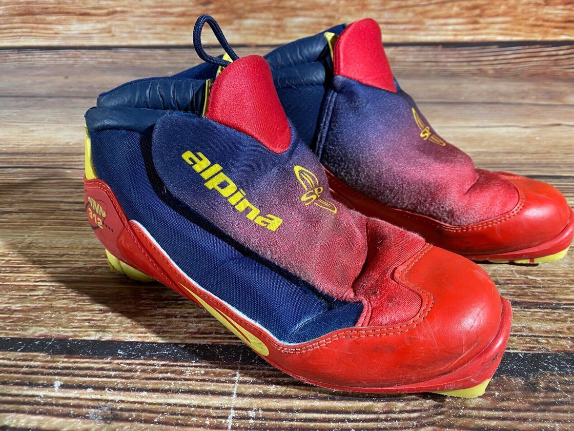 Alpina 312 Nordic Cross Country Ski Boots Size EU38 US6 for NNN 3086