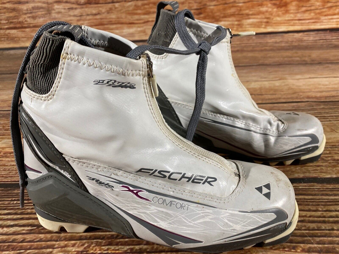 Fischer XC Comfort Nordic Cross Country Ski Boots Size EU37 US6 for NNN 1569