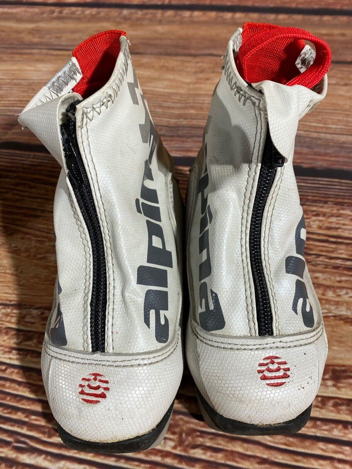 Alpina RCL Nordic Cross Country Ski Boots Kids Size EU26 US8.5 NNN A-1048