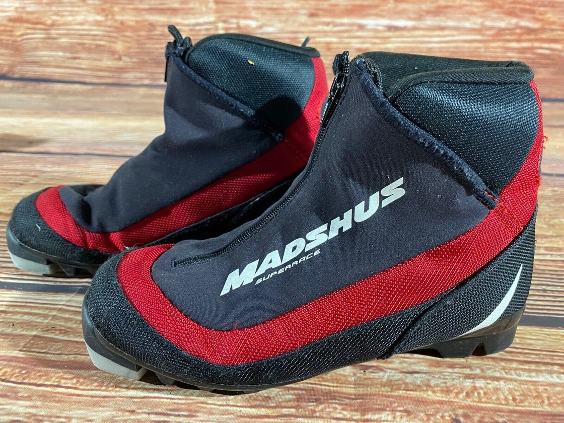 Madshus Super Race Kids Nordic Cross Country Ski Boots Size EU35 US3 NNN M243