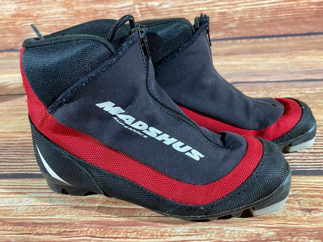 Madshus Super Race Kids Nordic Cross Country Ski Boots Size EU35 US3 NNN M243