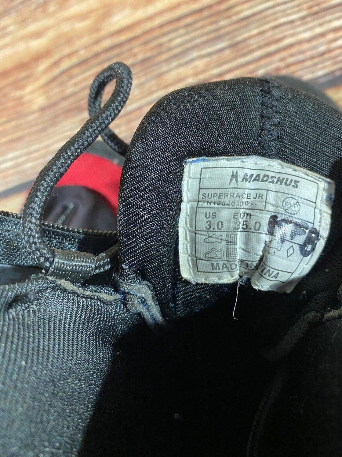 Madshus Super Race Kids Nordic Cross Country Ski Boots Size EU35 US3 NNN M243