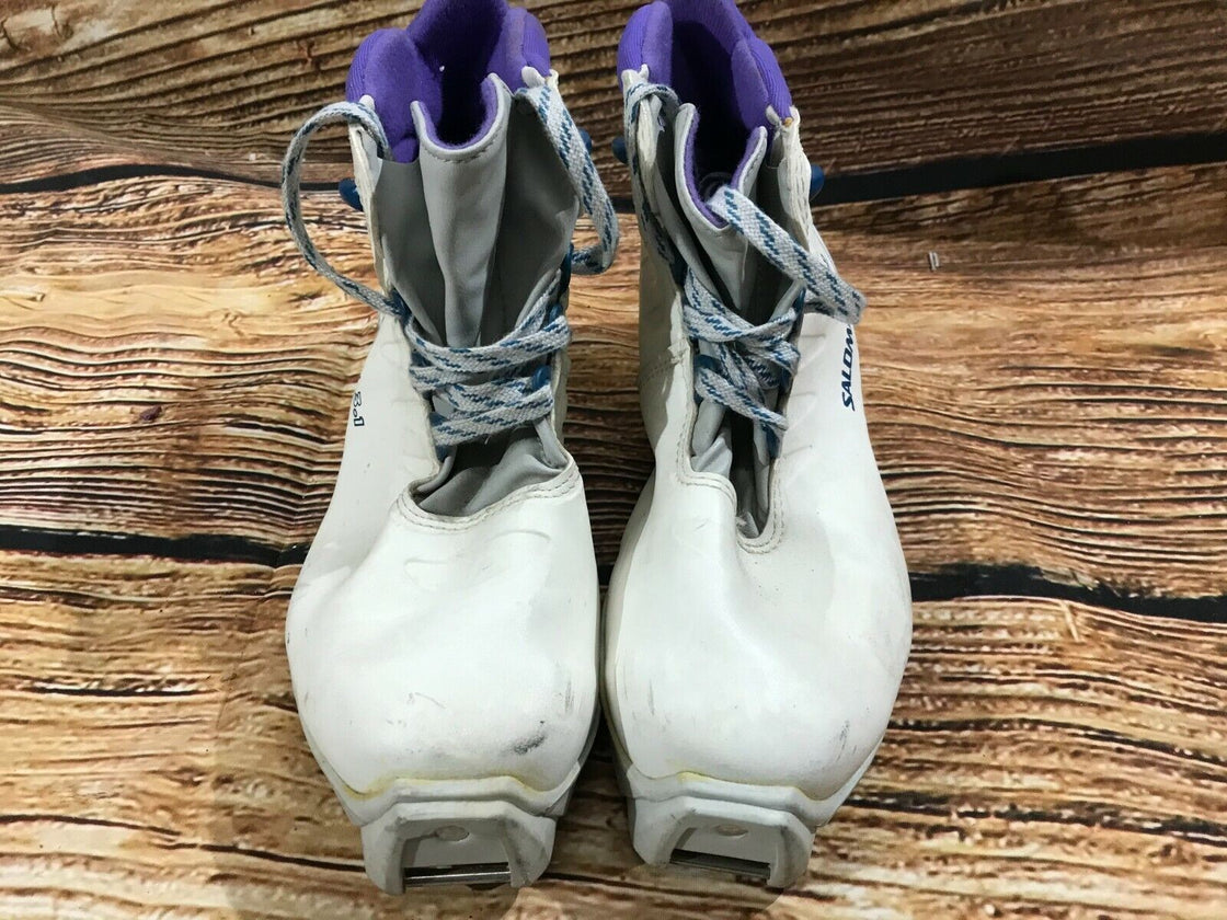 SALOMON 3.1 Cross Country Ski Boots Size EU38 US6 SNS Profil 2298