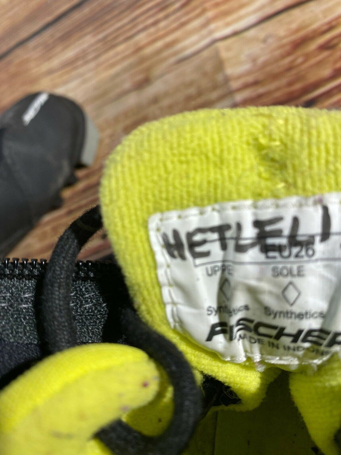 Fischer XJ Sprint Kids Nordic Cross Country Ski Boots Size EU26 US9 NNN F-6