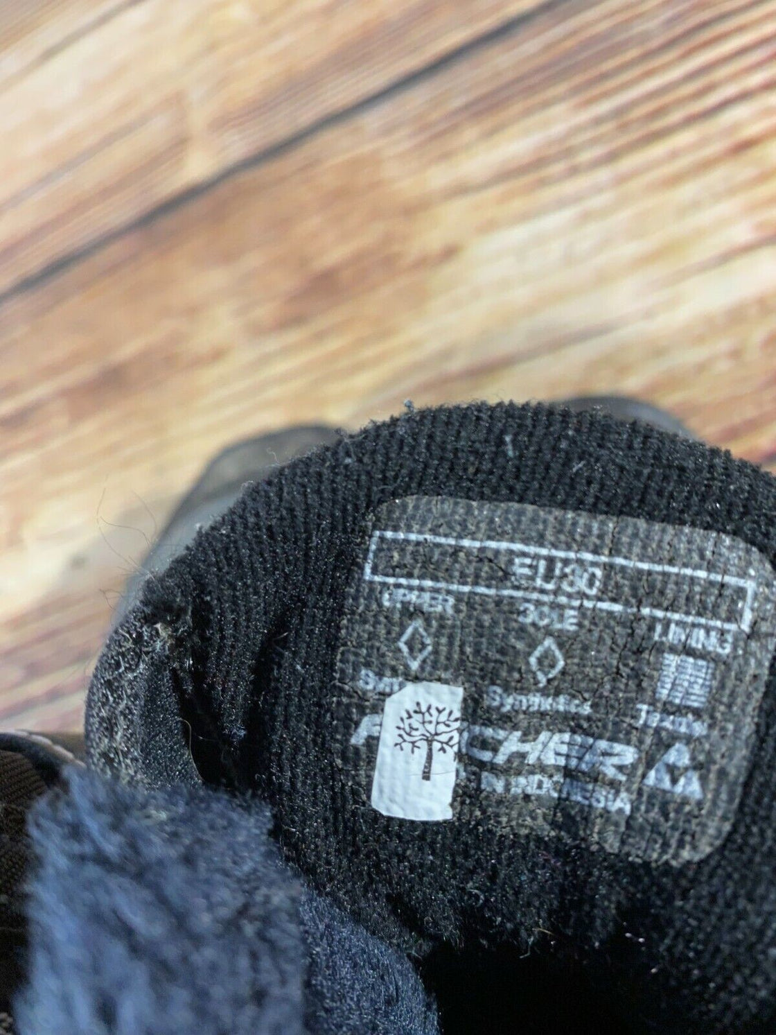 Fischer Snow Star Kids Nordic Cross Country Ski Boots Size EU30 NNN F-62