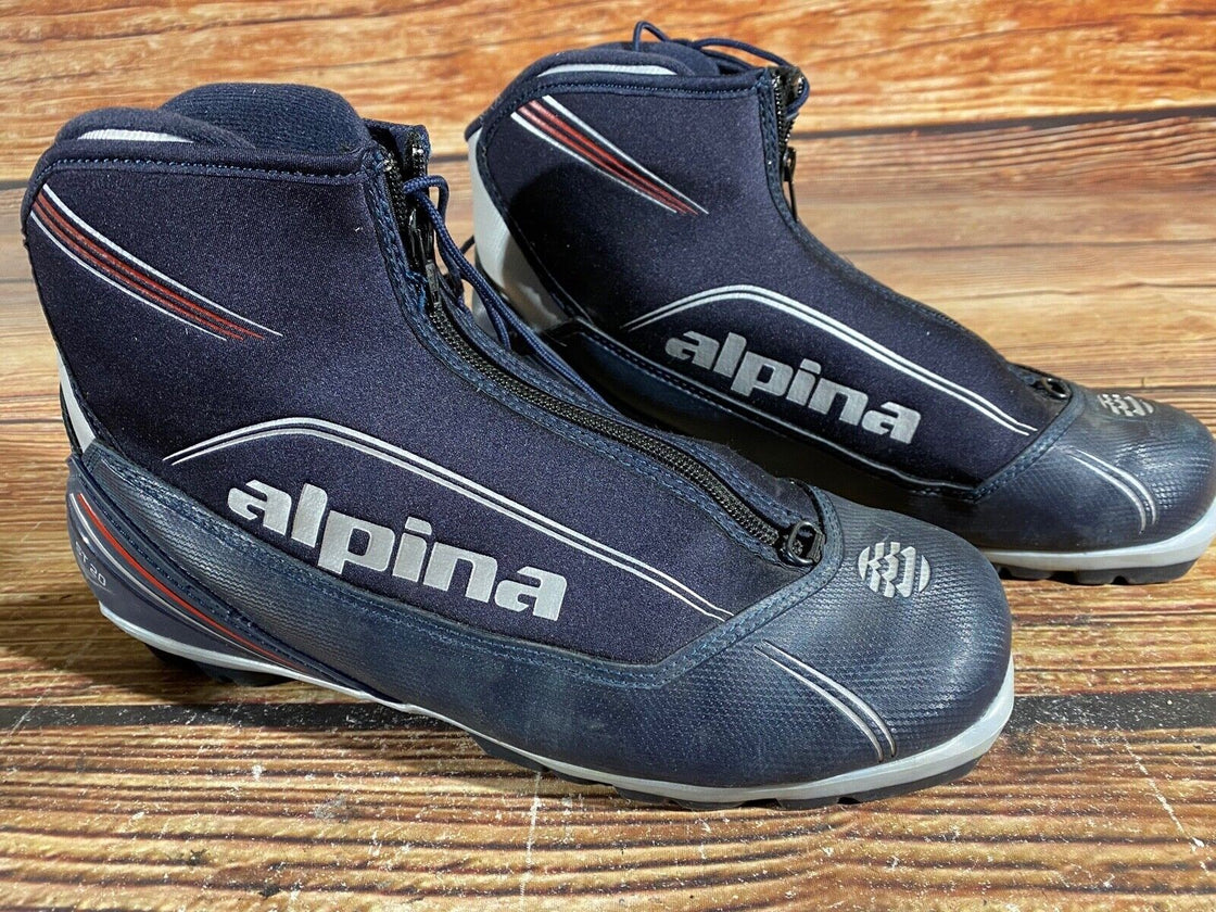 Alpina ST20 Nordic Cross Country Ski Boots Size EU45 US11.5 for NNN 679