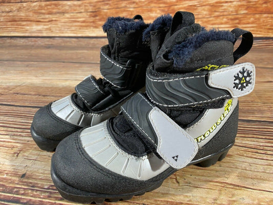 Fischer Snow Star Cross Country Ski Boots Classic NNN EU 30 US 12 Kids F-95