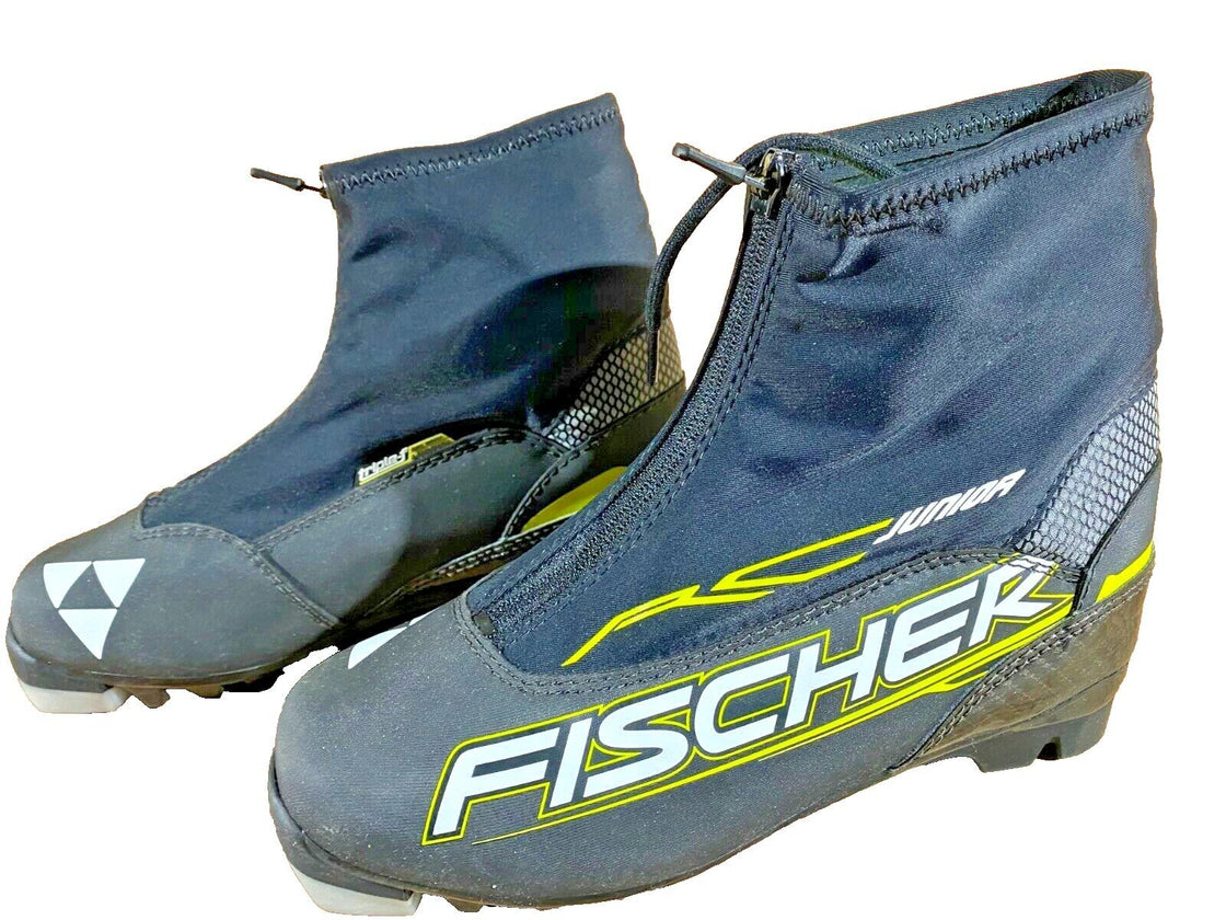 Fischer RC Junior Nordic Cross Country Ski Boots Size EU37 US5 for NNN 1423