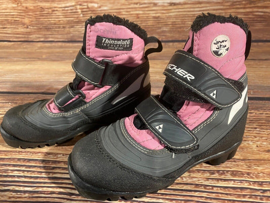 Fischer Snowstar Cross Country Ski Boots Classic NNN EU 31 US 13 Kids F-468