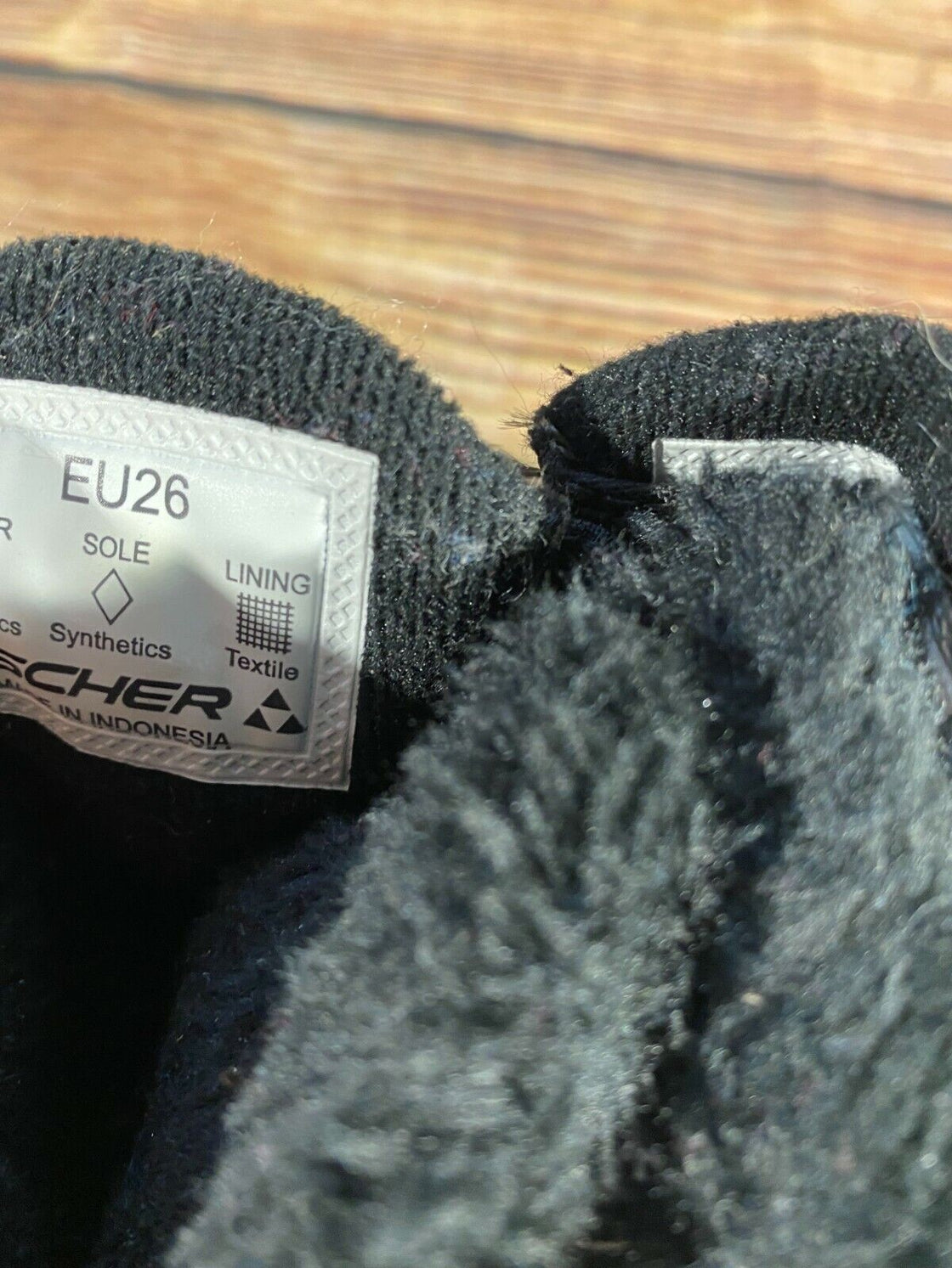Fischer Snow Star Kids Nordic Cross Country Ski Boots Size EU26 US9 NNN F-352