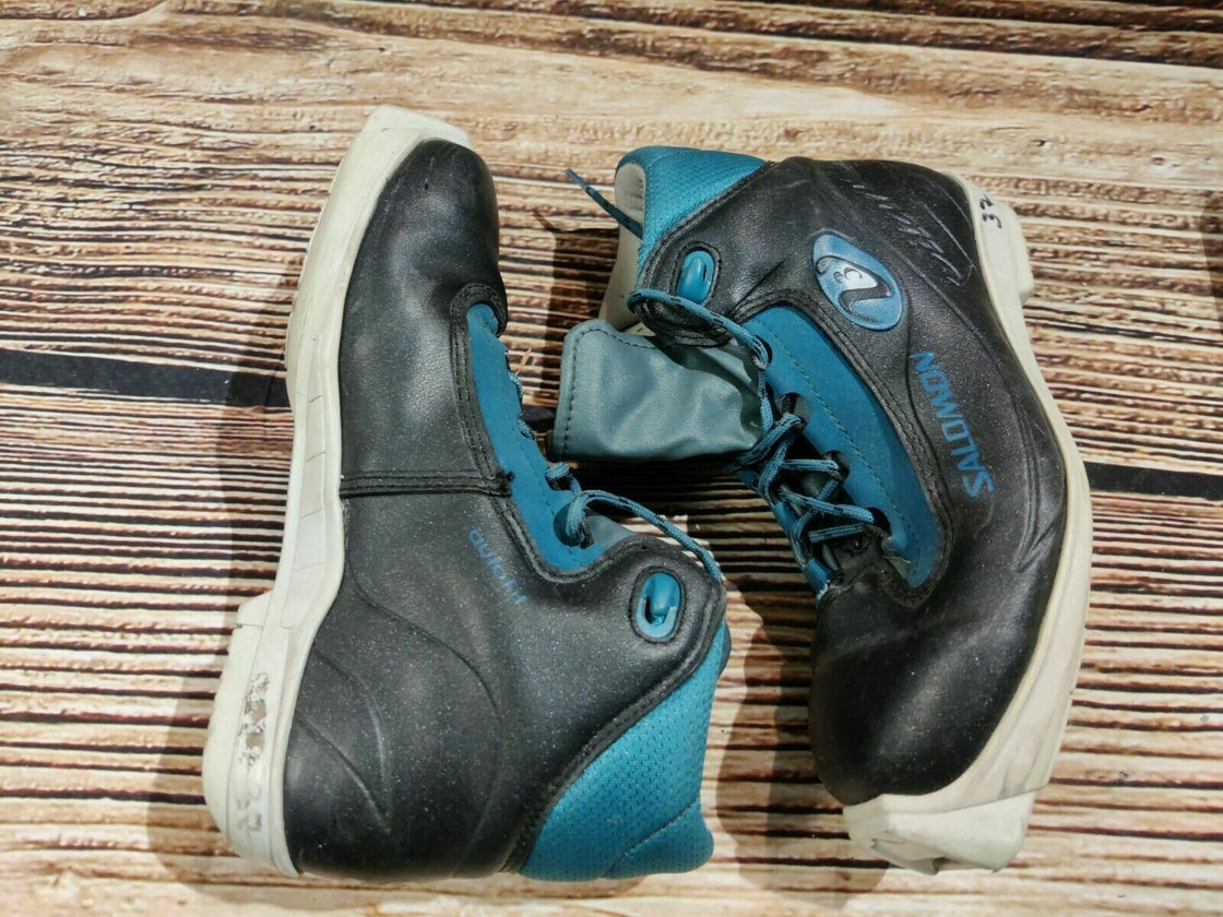 SALOMON Vitane 3 Nordic Cross Country Ski Boots Size EU37 US5 SNS Profil 2148