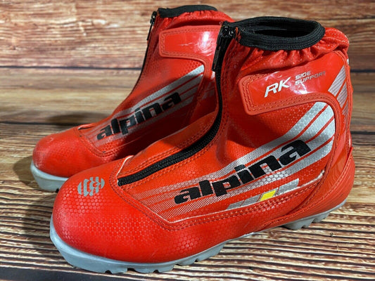 Alpina RK Cross Country Ski Boots Classic NNN EU 35 US 3.5 Kids 230mm A-1091
