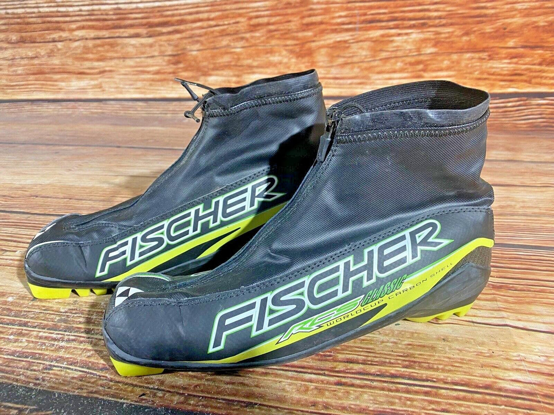 Fischer RCS World Cup Carbon  Cross Country Ski Boots EU40.5 US8 for NNN 1429