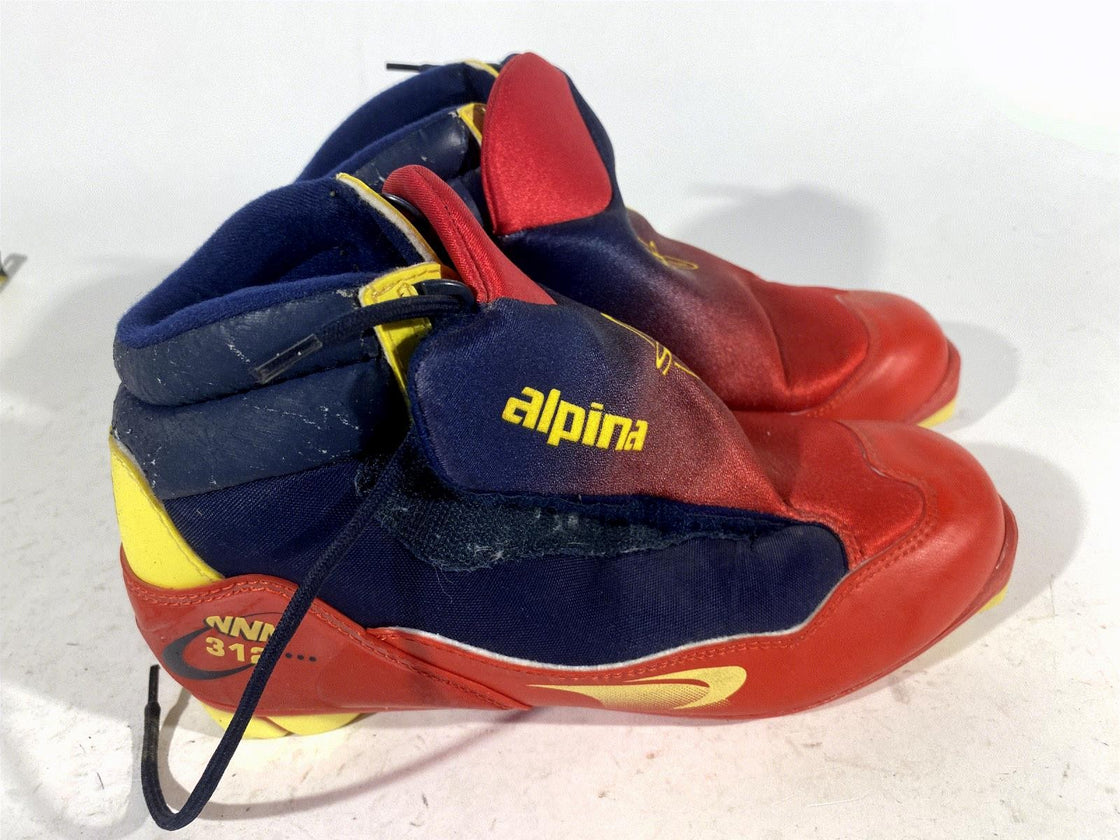Alpina 312 Racing Nordic Cross Country Ski Boots Size EU40 US7.5 for NNN 91