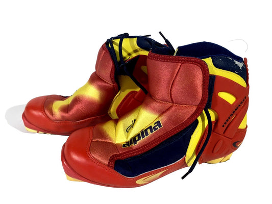 Alpina 438 Cross Country Ski Boots Classic NNN EU 37 US 5 Vintage 240mm