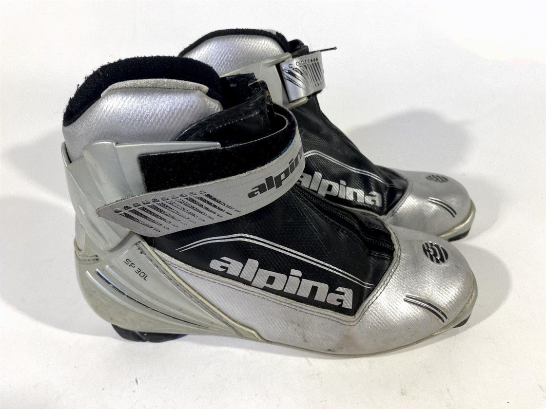 Alpina SP30L Nordic Cross Country Ski Boots Size EU38 US6 NNN bindings 9