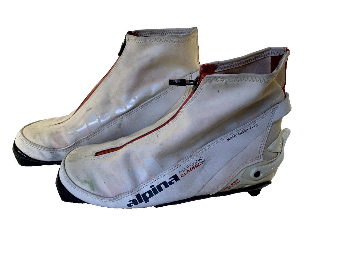 Alpina Allround W Classic Nordic Cross Country Ski Boots Size EU37 US5 NNN 34